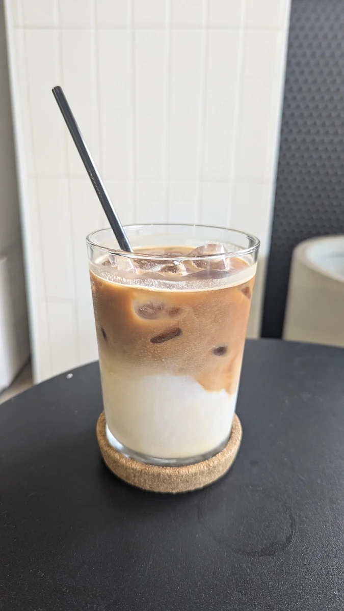 Iced Latte, Allora Gelato & Coffee