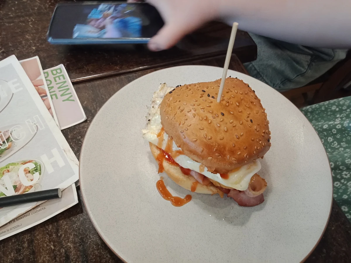 Breakfast Burger, The Coffee Club Cafe - Macarthur Square