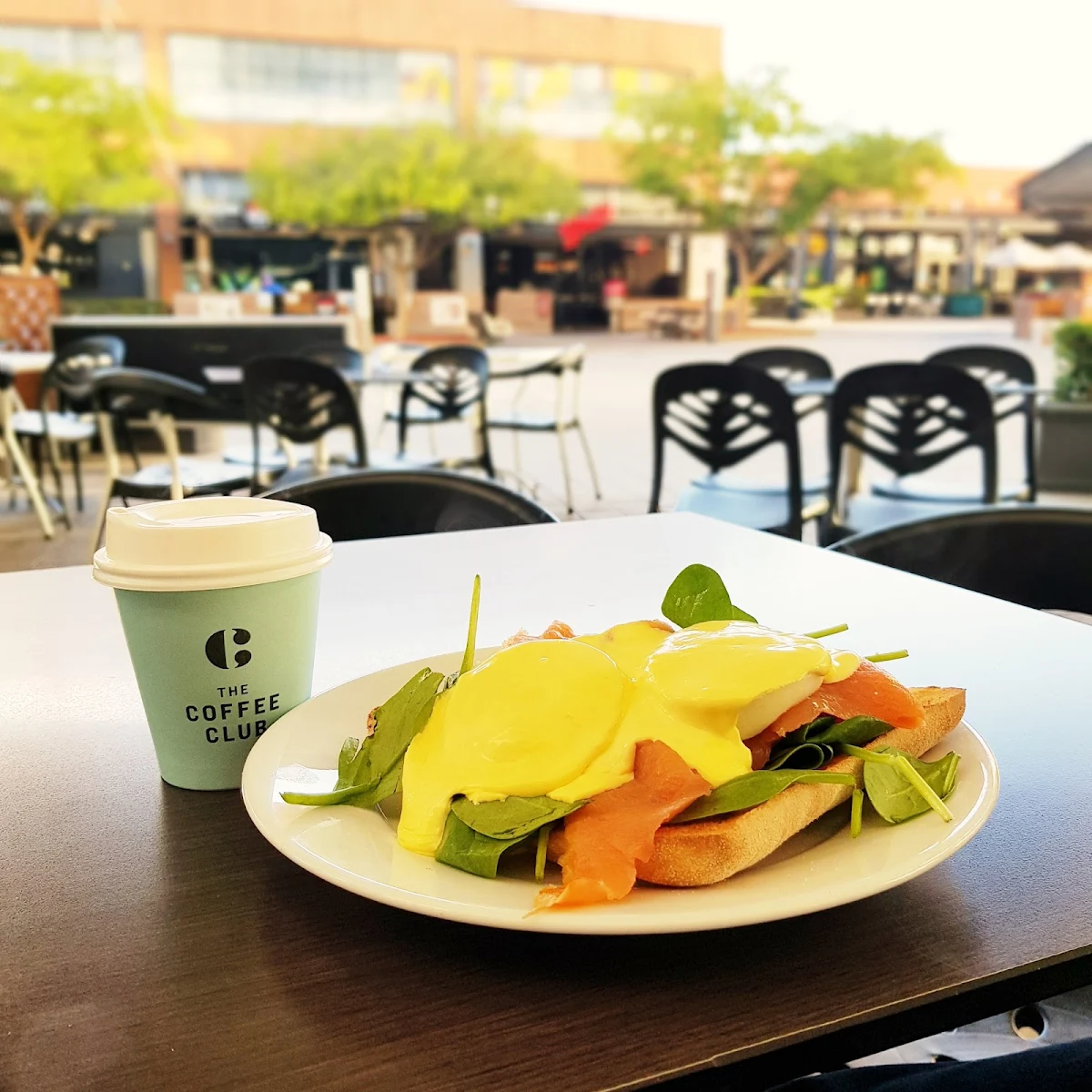 Eggs Benedict, The Coffee Club Cafe - Macarthur Square