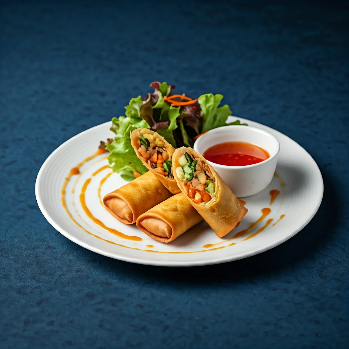 Spring Rolls, Blue Lunar Asian