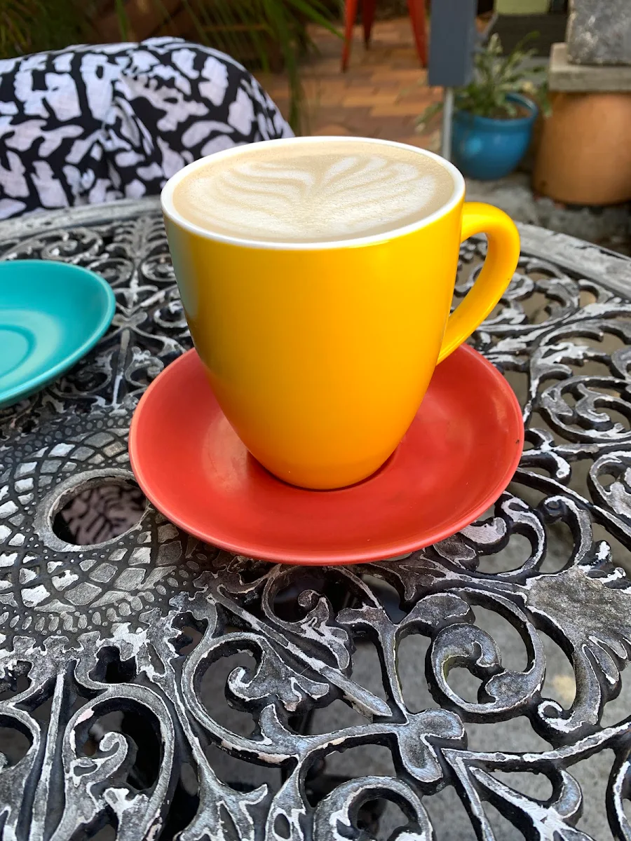 Oak Milk Latte, Paper Moon Coffee House and Functions