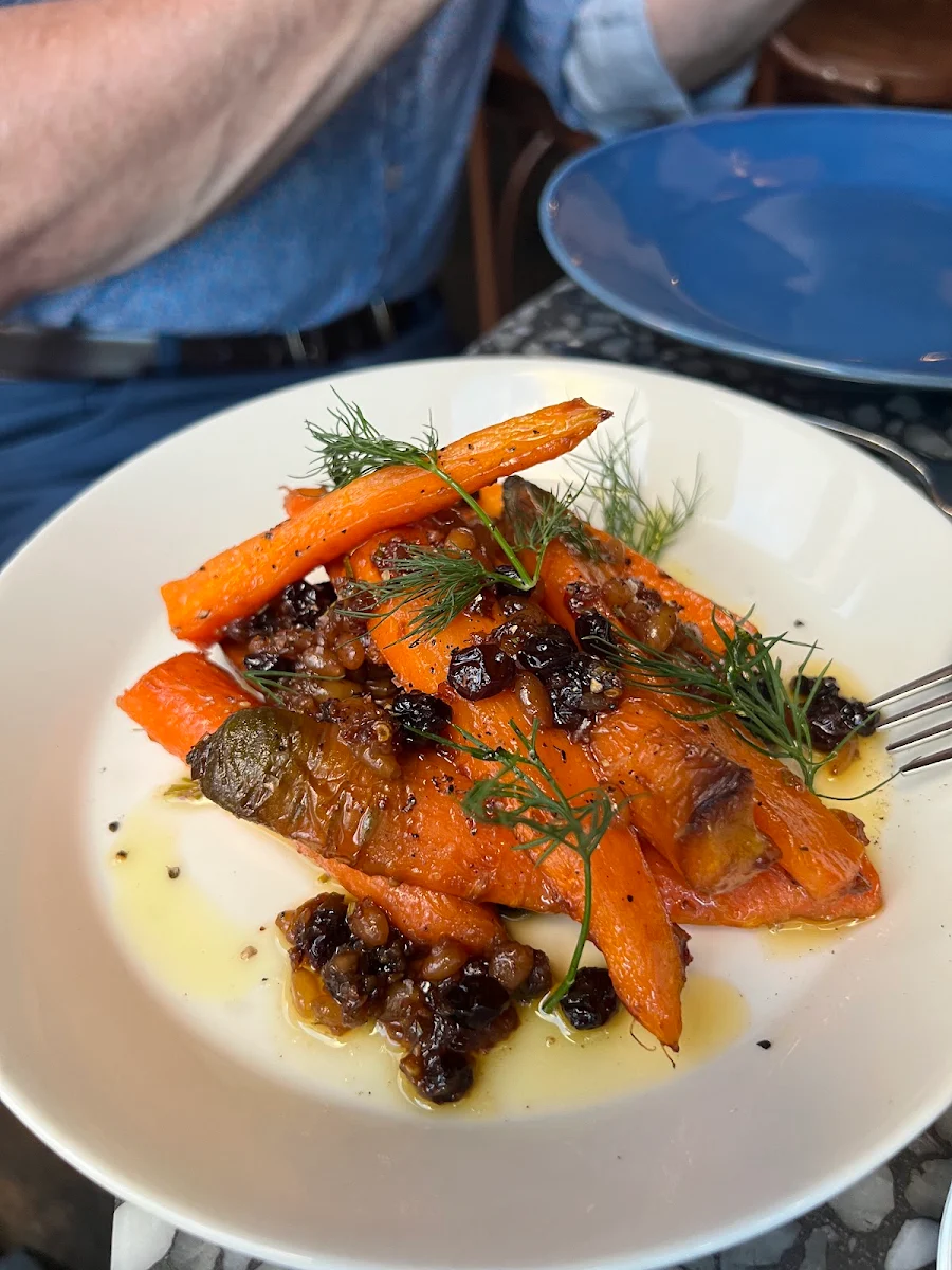 Nantes Carrots Sicilian Pine Nuts & Current Agrodolce