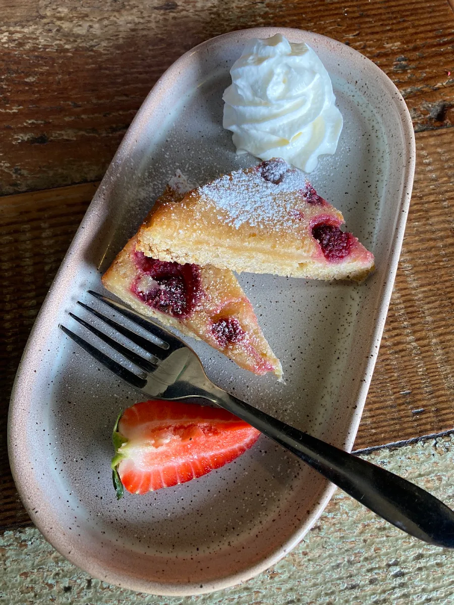 Raspberry Slice, The Laughing Goat Cafe