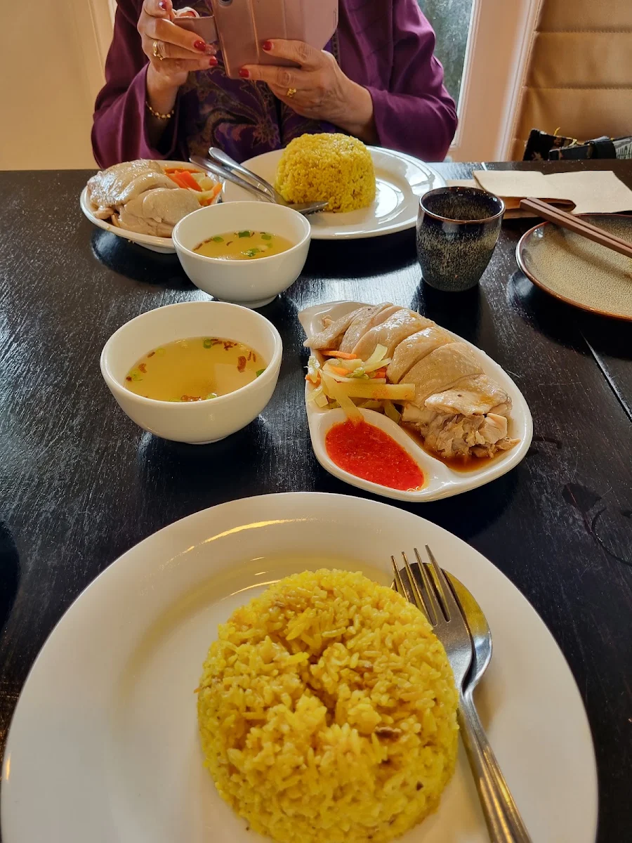 Hainanese Chicken Rice Steamed Chicken Rice