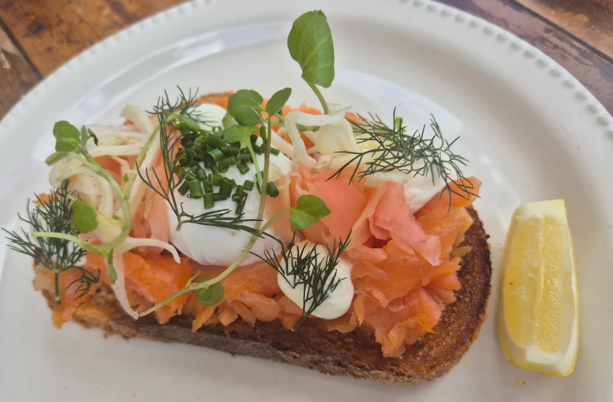 Smoked Salmon on Sourdough