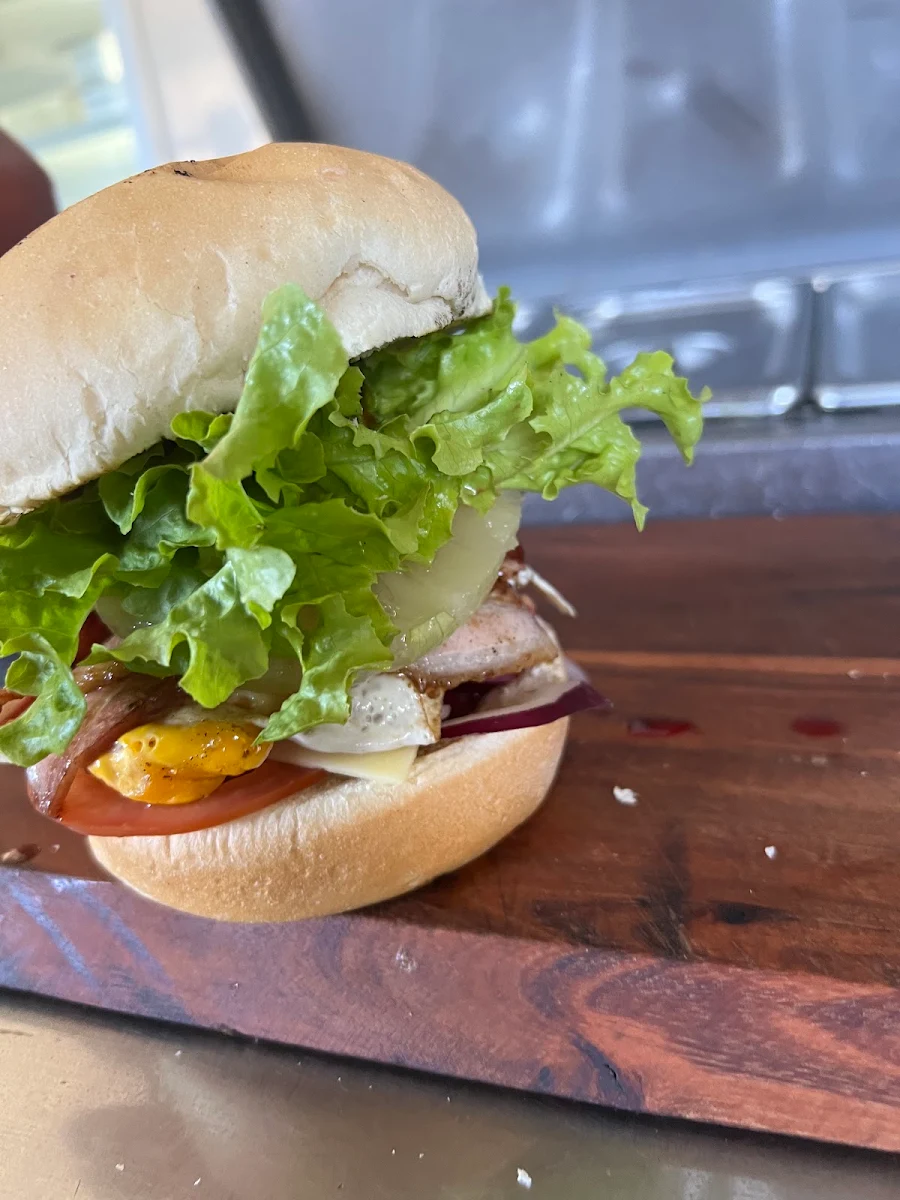 Chicken Club Burger