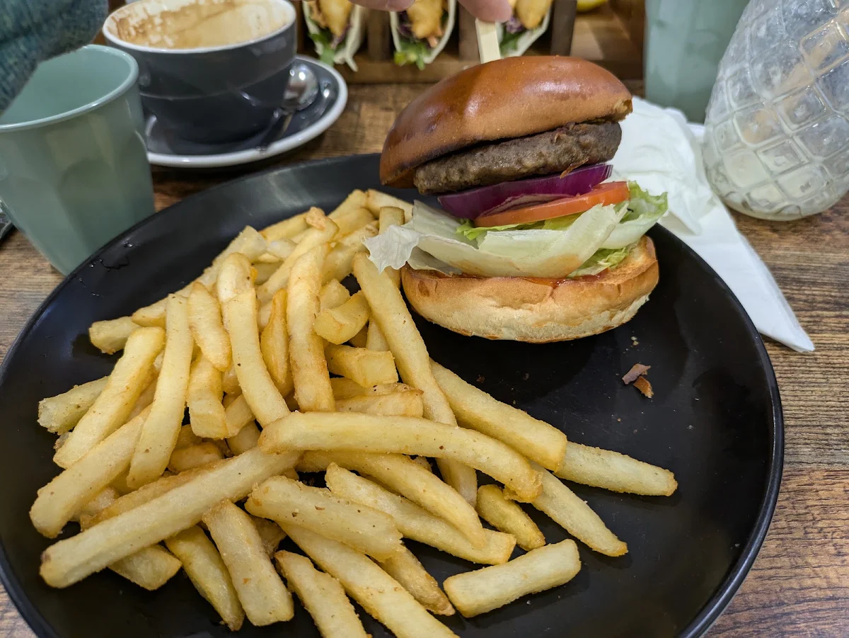 Burger and Fries