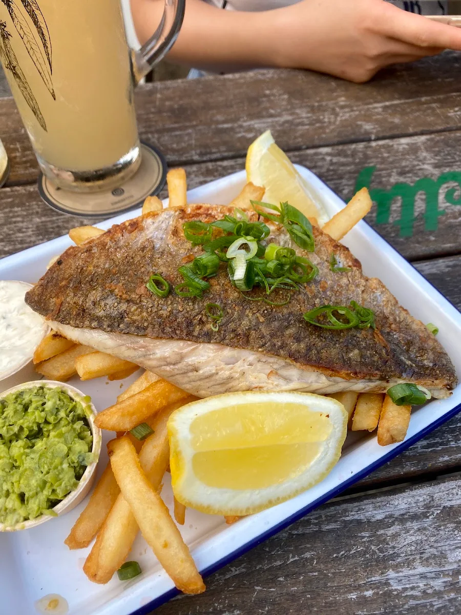 Grilled Barramundi Fillets & Chips
