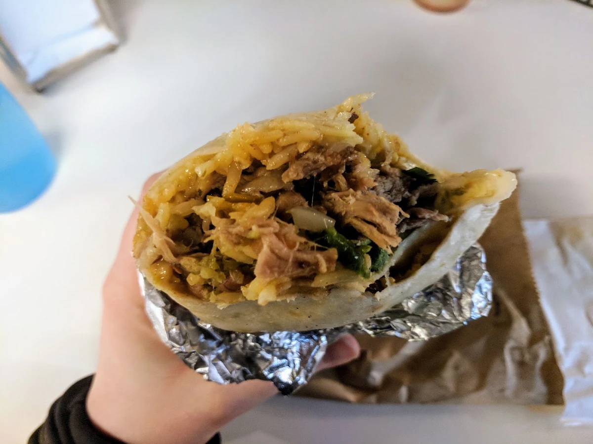 Beef Burrito, {antojitos} Taqueria- Newcastle