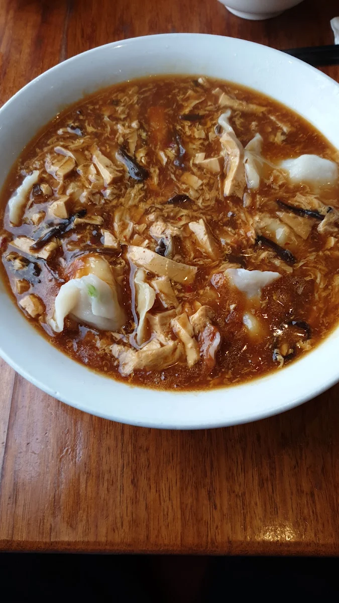 Dumpling in Hot and Sour Soup