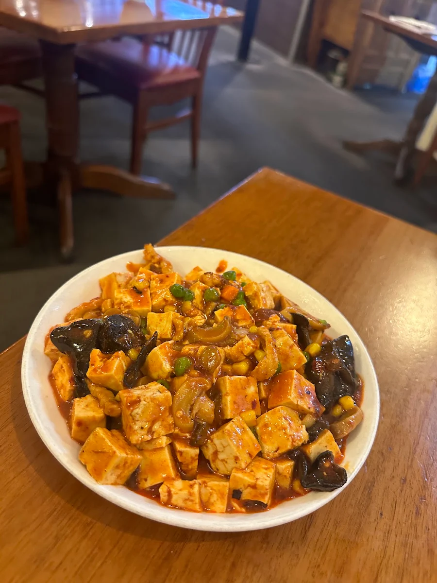 Mapo Tofu with Pork on Rice