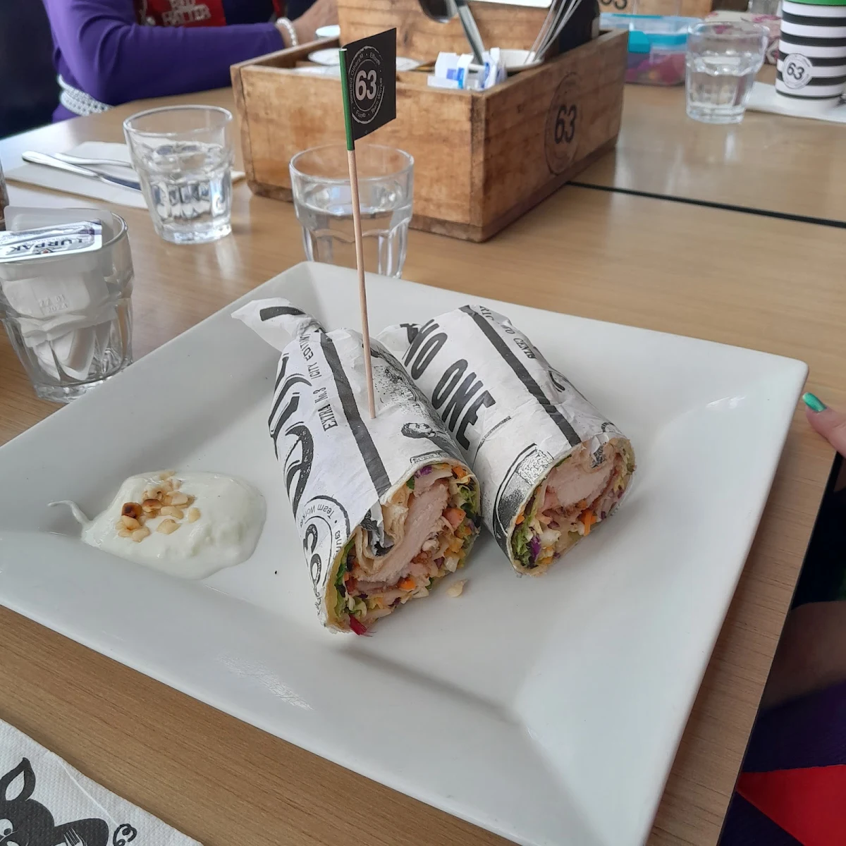 Chicken Wrap, Cafe 63 Winston Glades