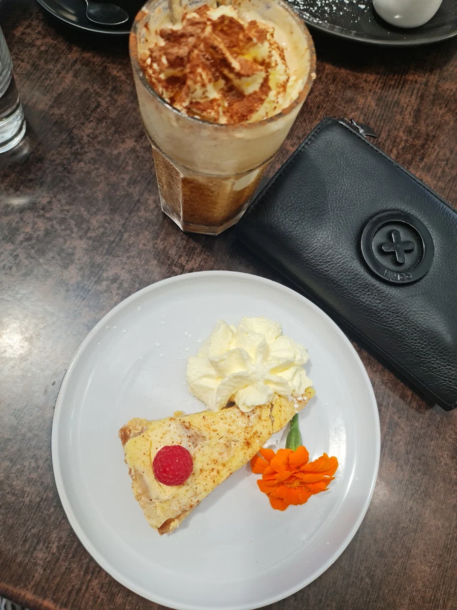 Iced Coffee and Slice, Sandbar Cafe Restaurant