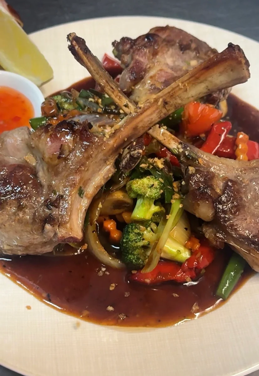 Lamb Cutlets, Thai Spoon Earlwood Restaurant