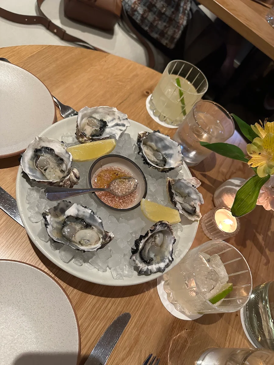 Market Oyster - Served with Lemon Green Papaya Mignonette