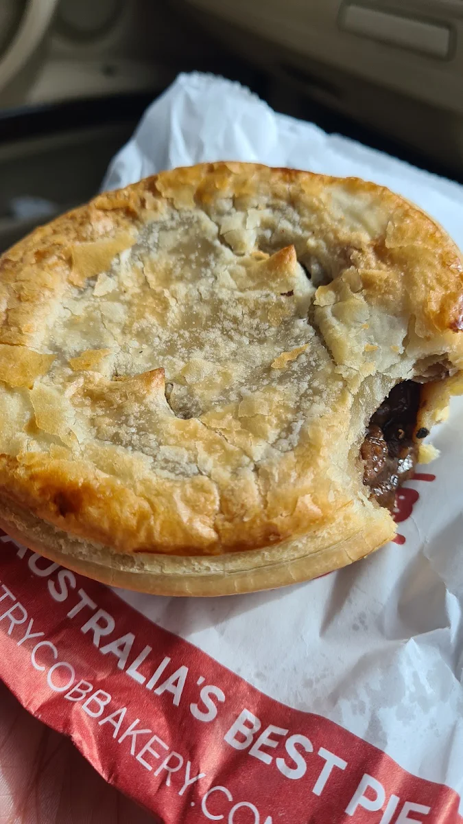Pepper Beef Pie, Country Cob Bakery - Springvale