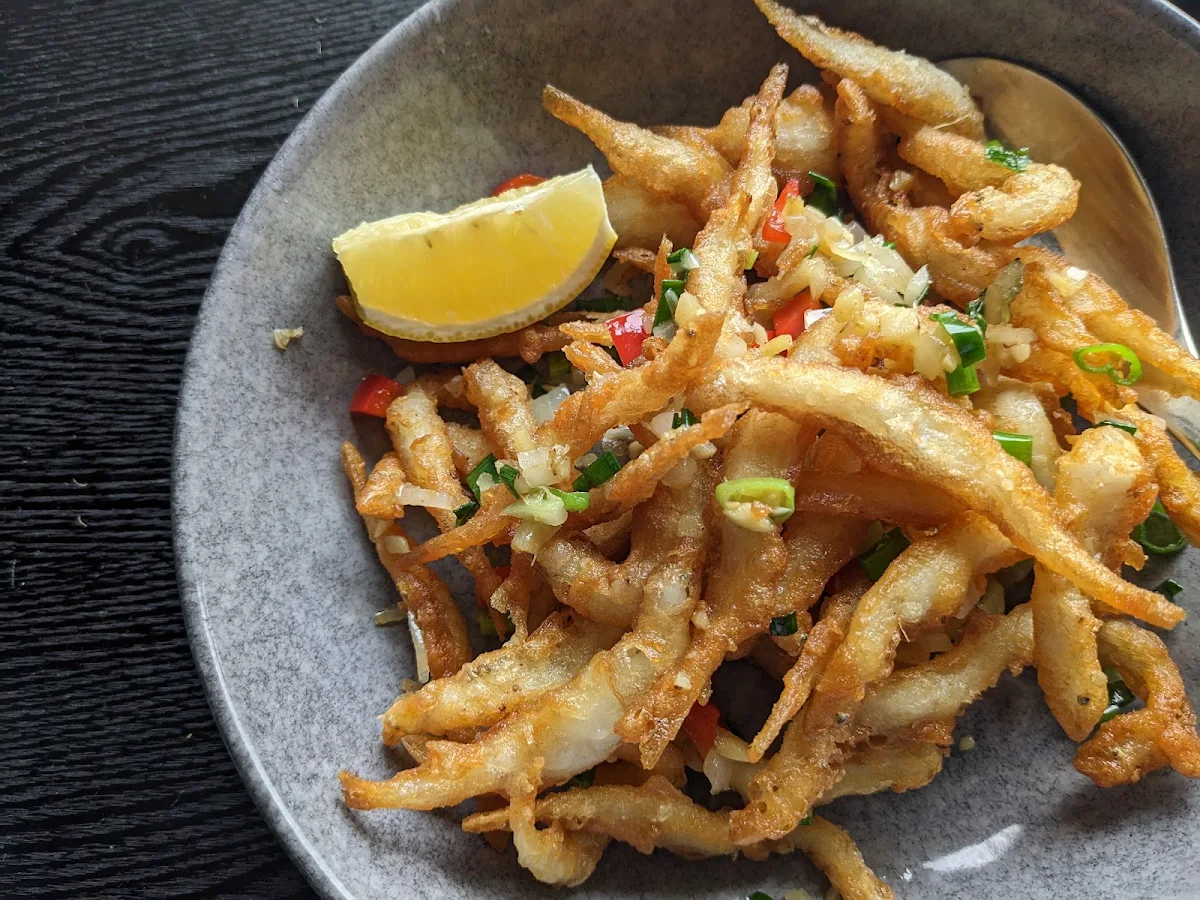 Coconut Rice with Crispy Fried Anchovies