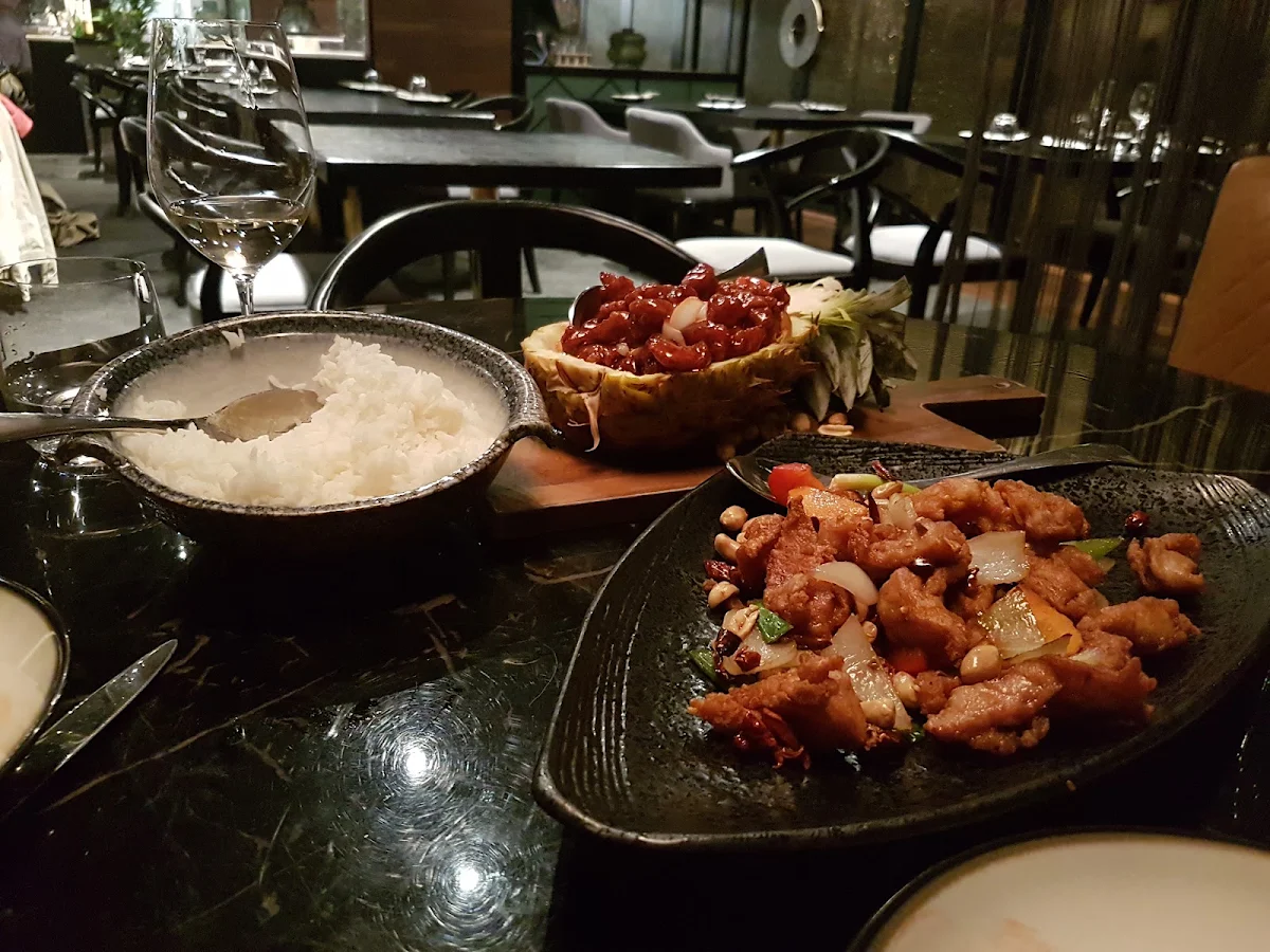 Sweet and Sour Pork and Chilli Chicken