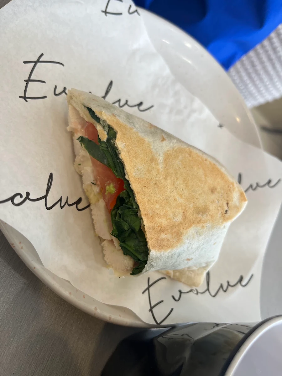 Chicken Wrap, Evolve Wahroonga