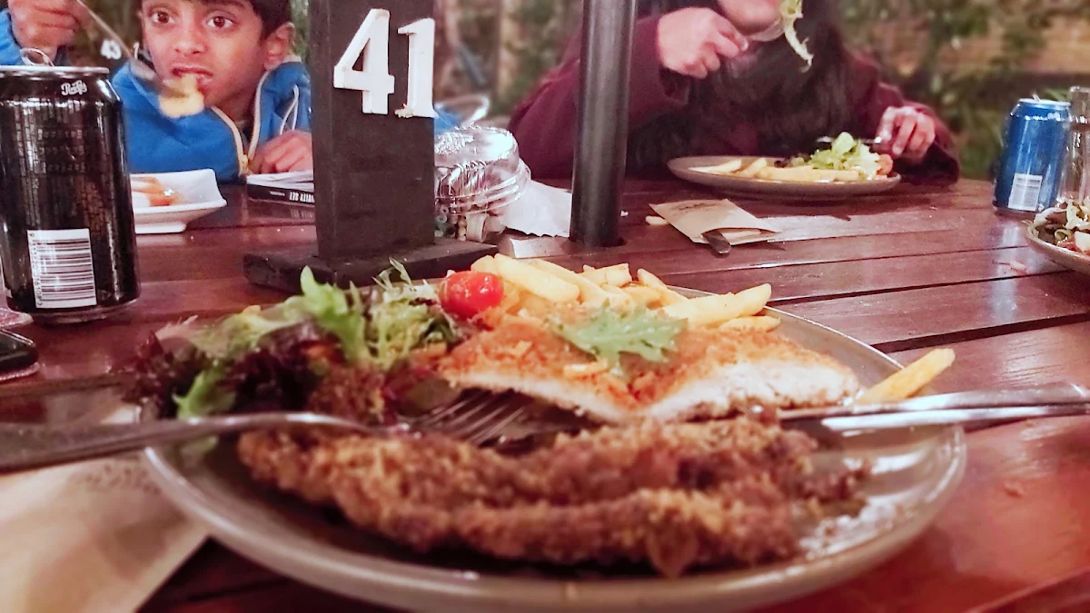 Beef Schnitzel, The Bridgewater Inn