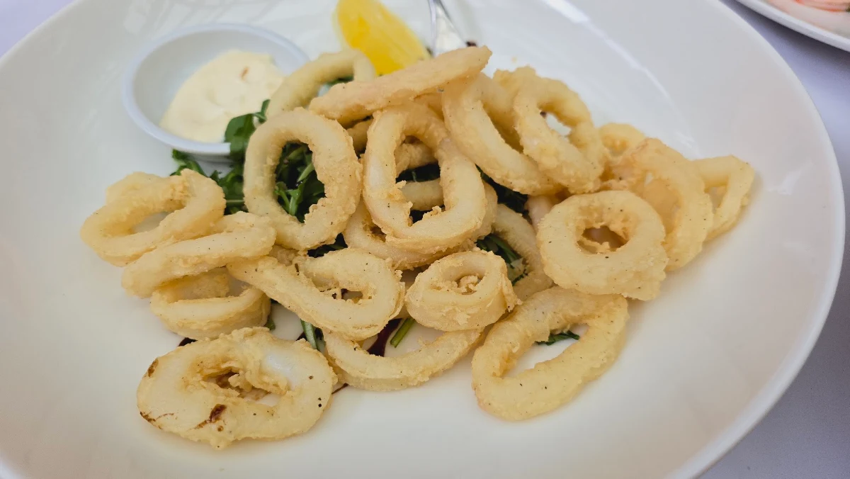 Lightly Fried Calamari, Saltimbocca Italian Restaurant