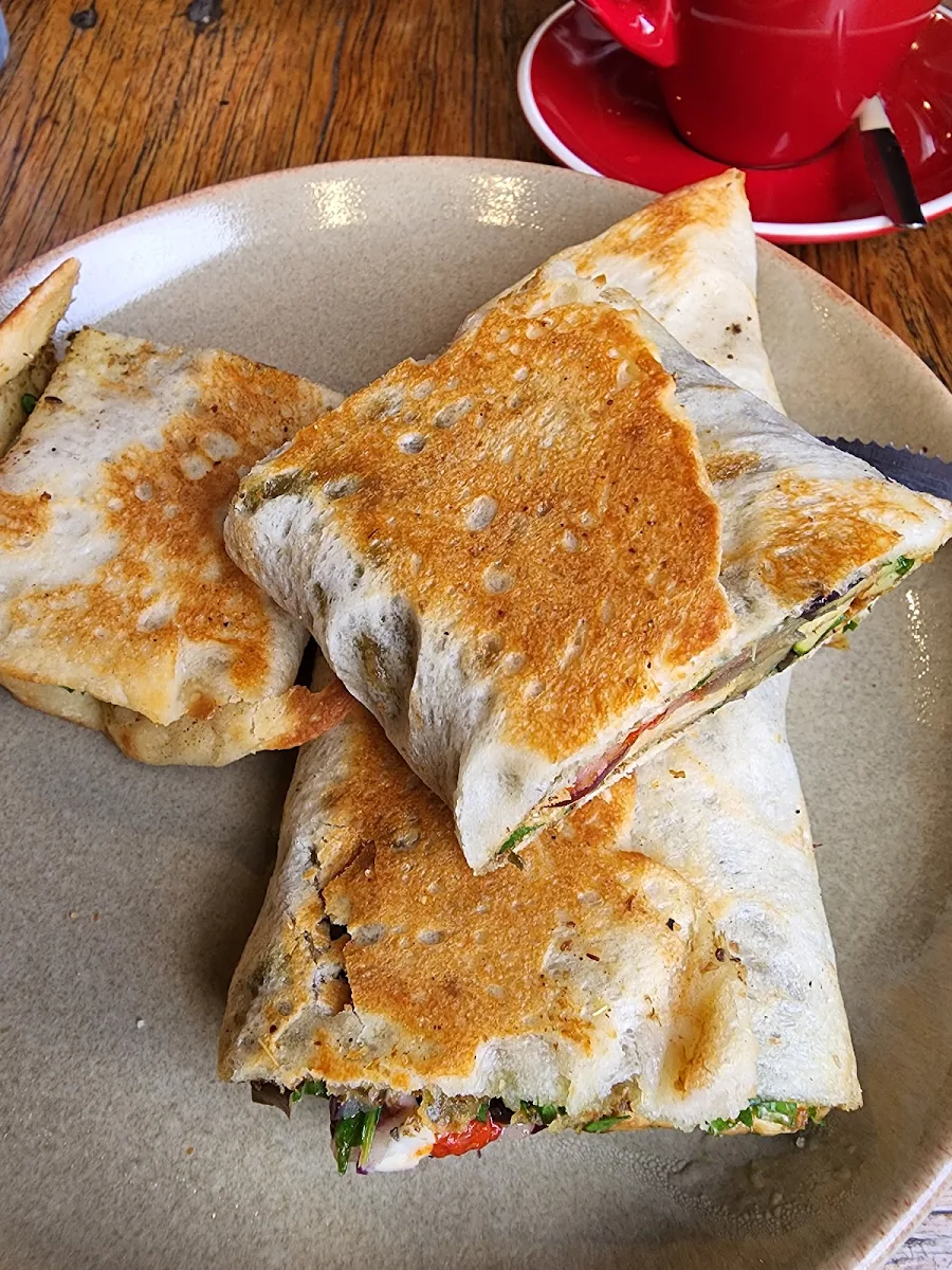 Vegetable Wrap, Pete's Artisan Bread and Cafe