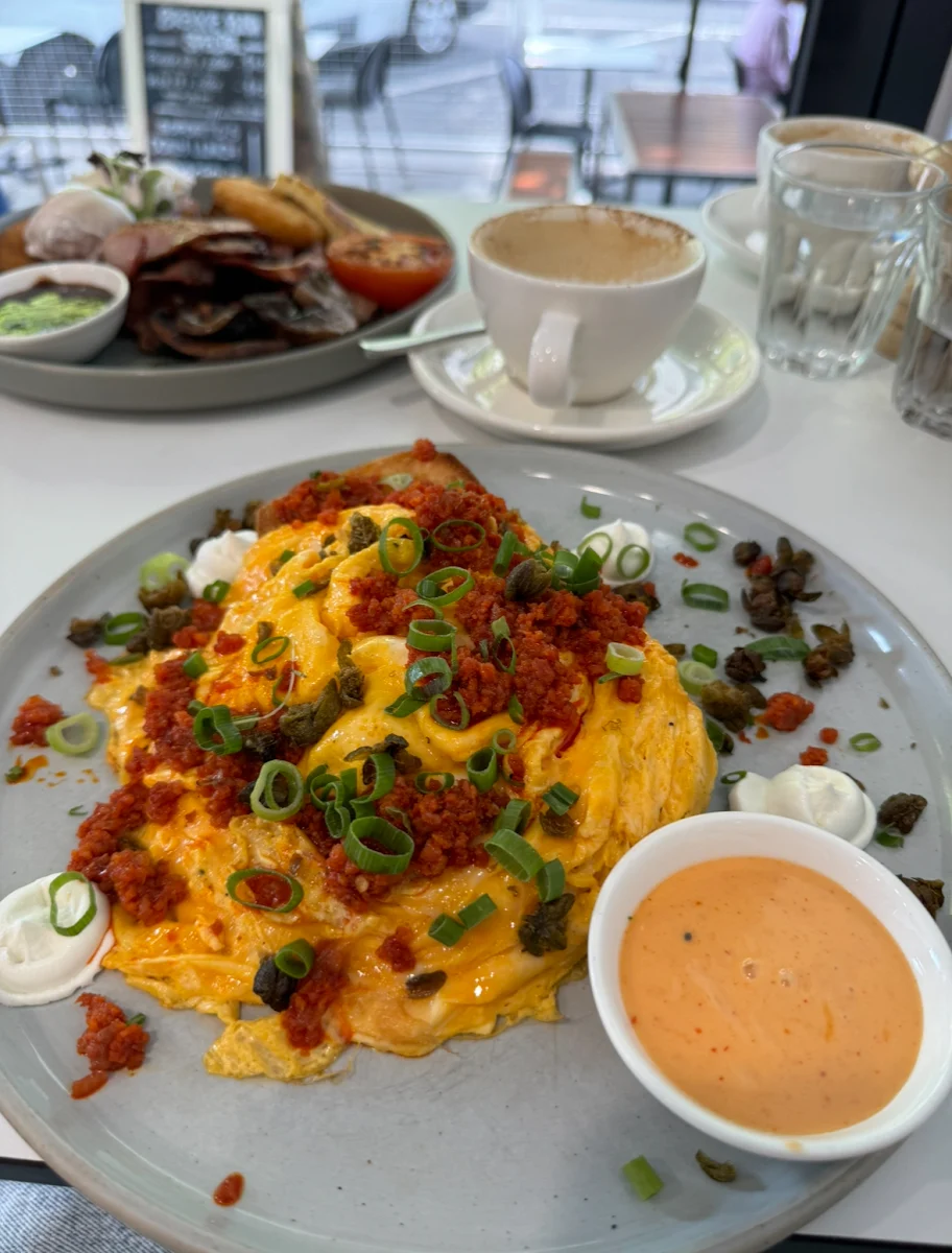 Chilli Scrambled Eggs, Saporito Cafe