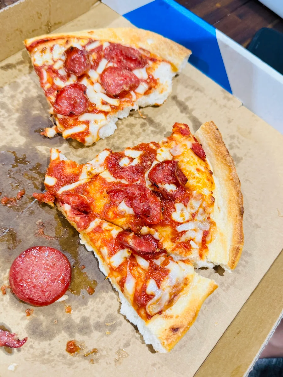 Loaded Pepperoni, Domino's Pizza North Caboolture