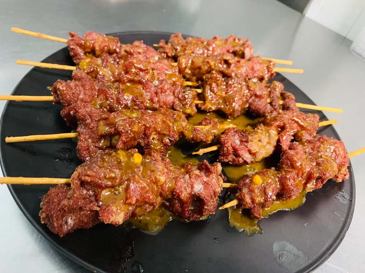 Satay Beef, Wan‘s Chinese Restaurant Shellharbour