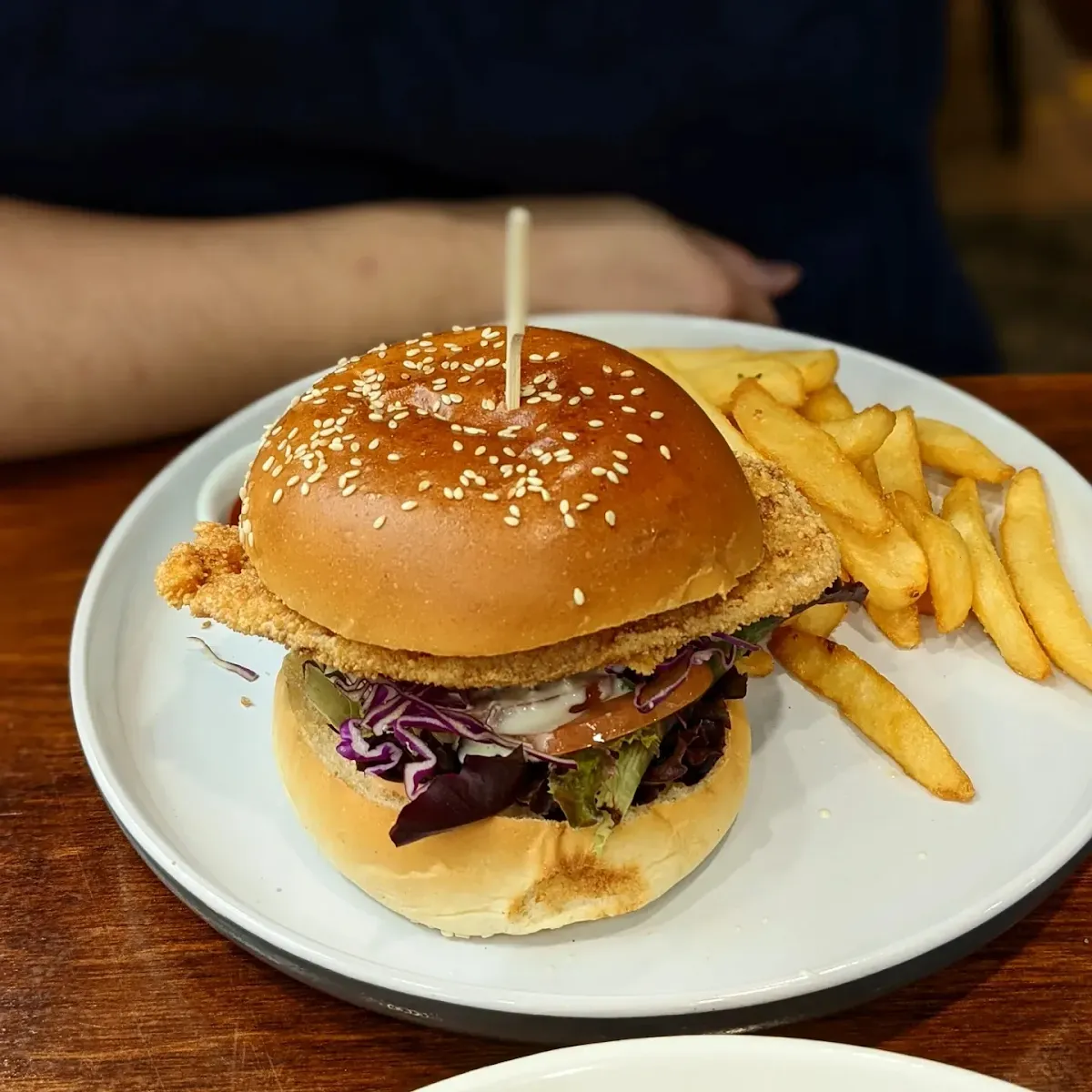 The Wilkes Wagyu Beef Burger with Chips