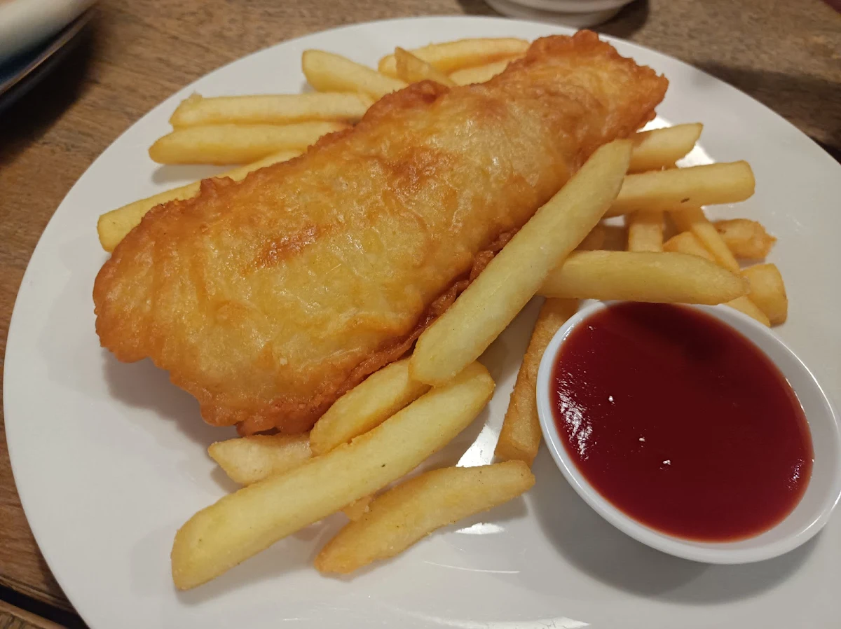 Fish & Chips Soft Drink, The House Caffe