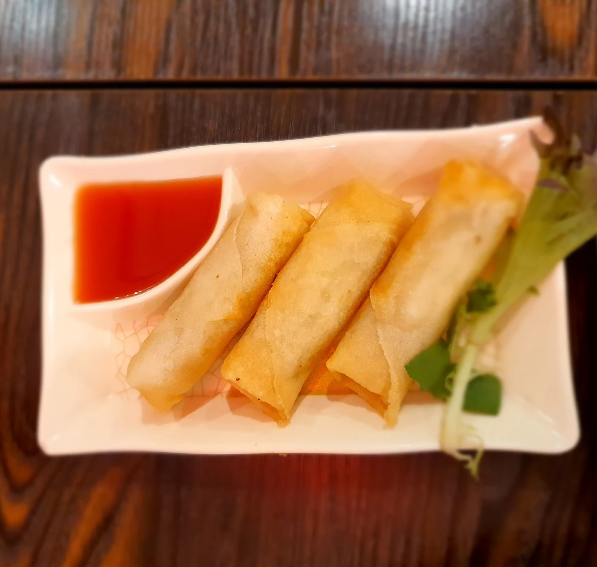 Veg Spring Rolls, Yum Cha Noodle Haus