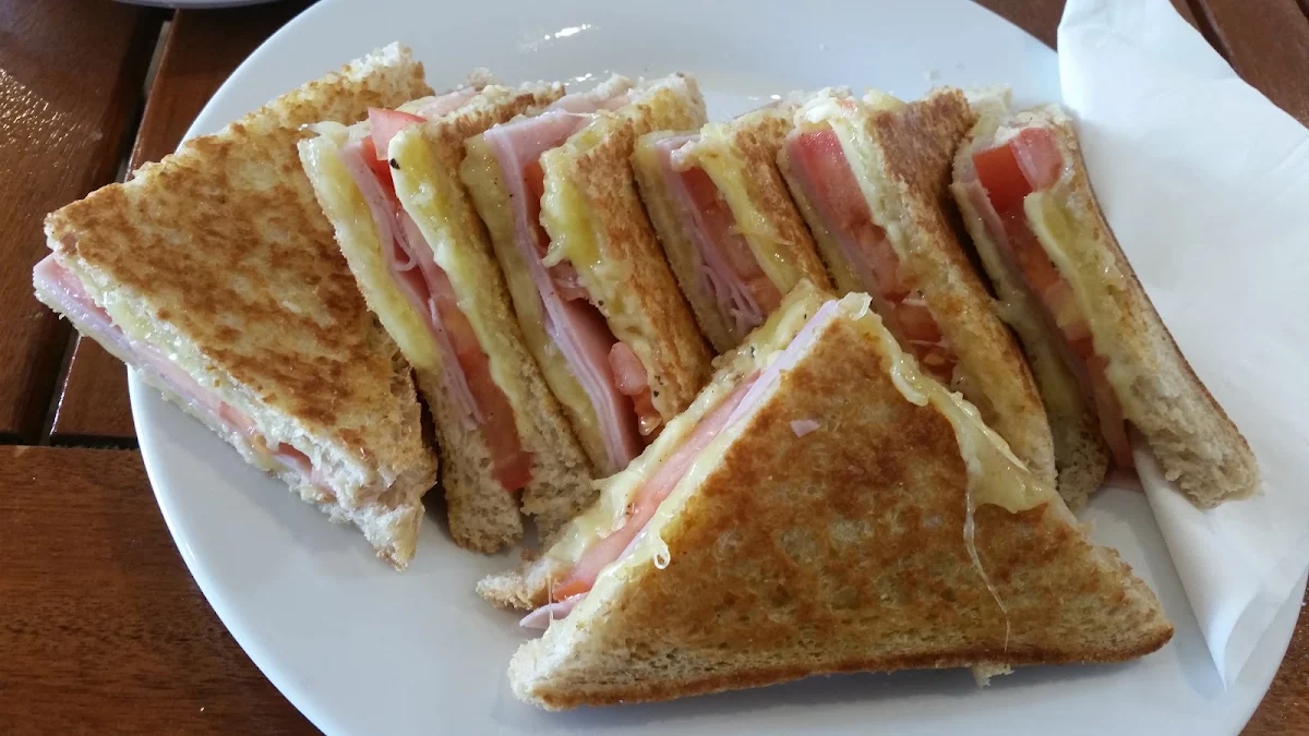 Ham Cheese and Tomato Toastie