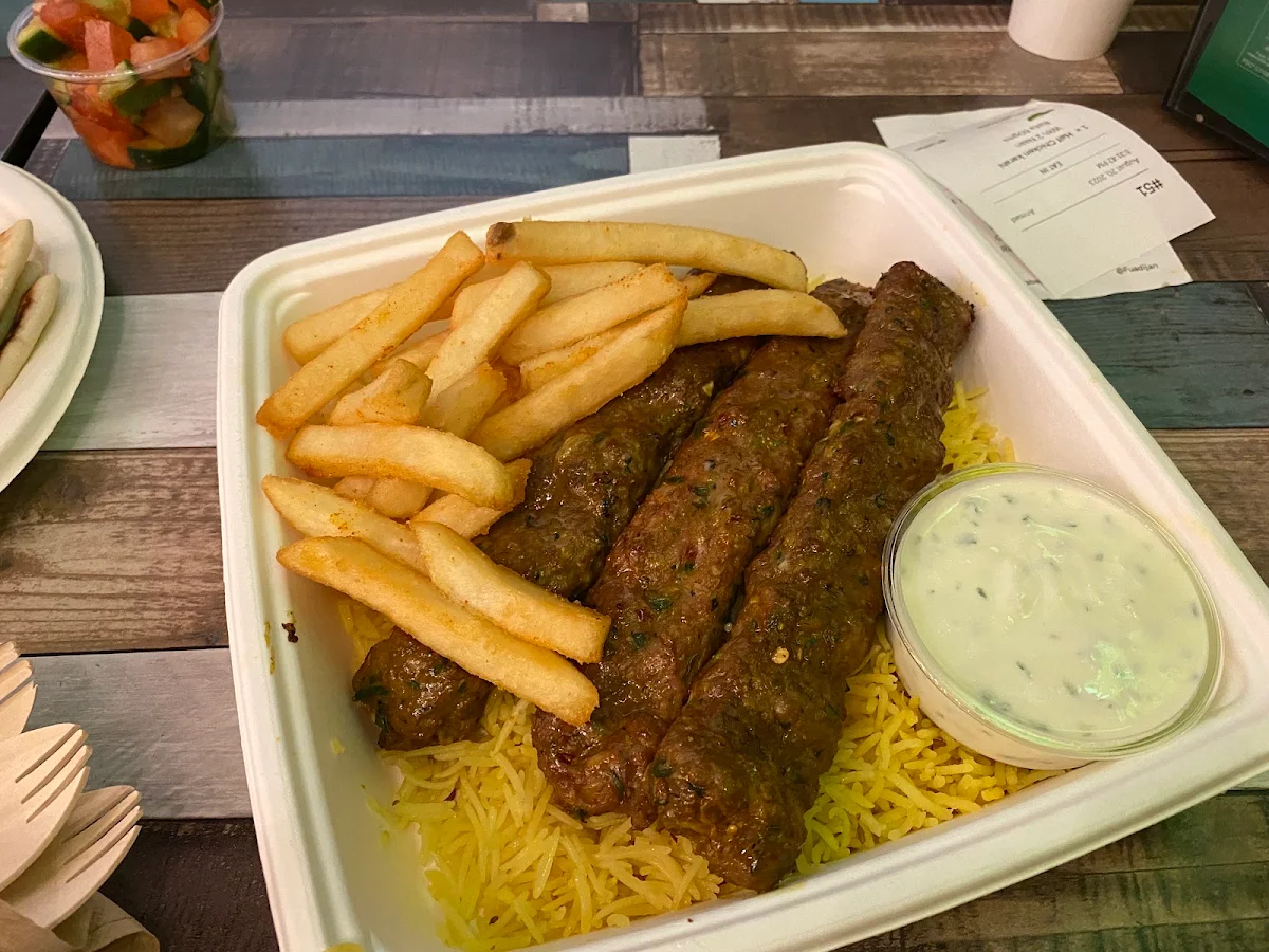 Lamb Seekh Plate