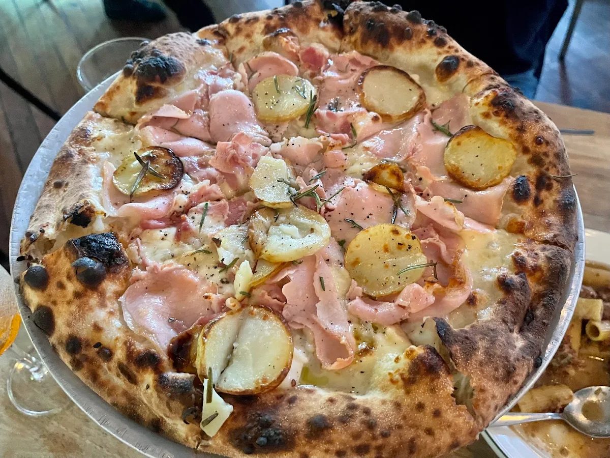 Pancetta Pizza, Kneading Ruby