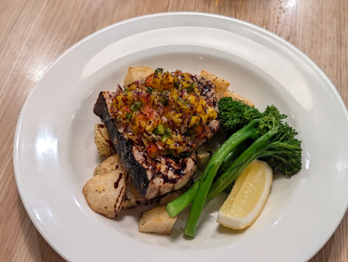 Swordfish with Mango Salsa