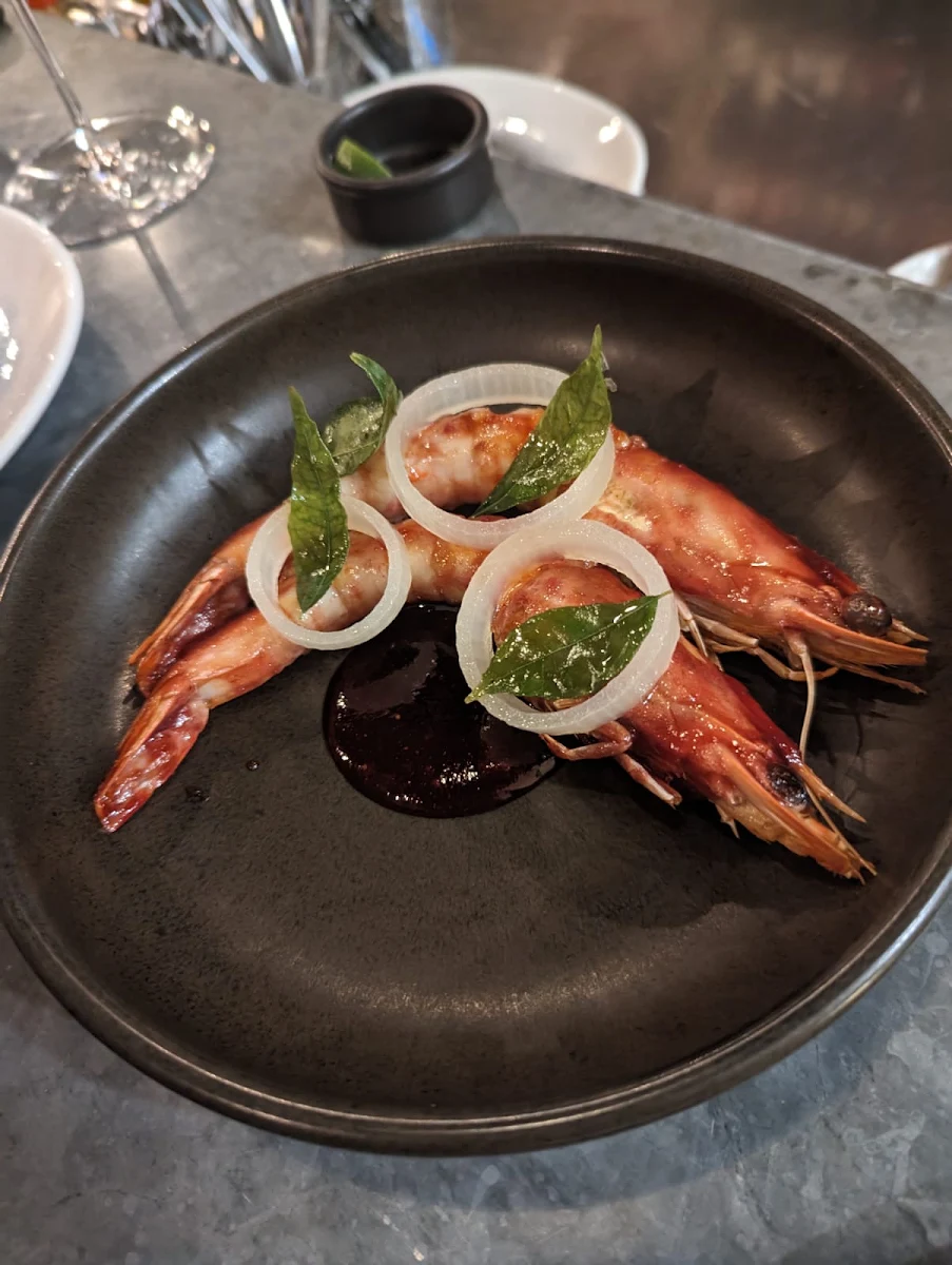 Mooloolaba Prawns, La Lune Wine Co