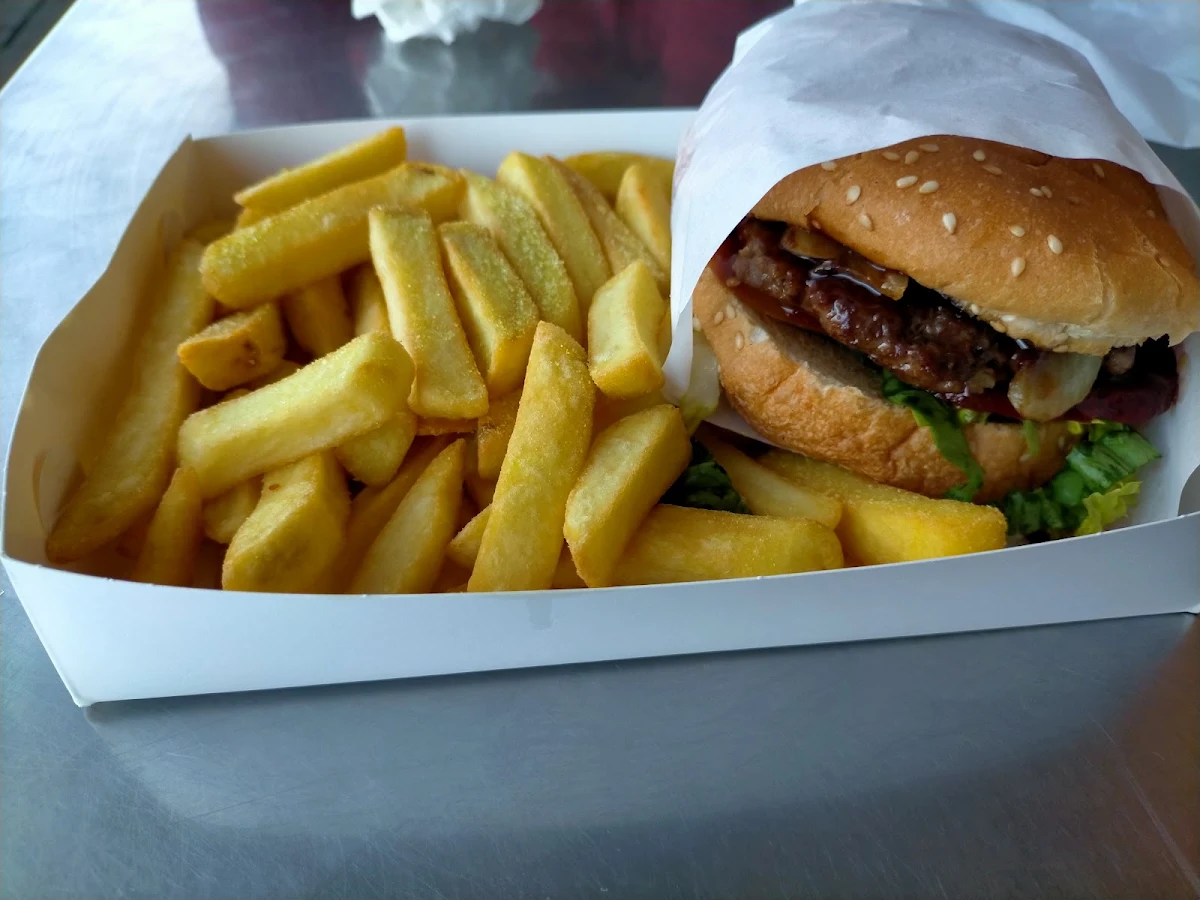 Beef Burger Combo, Woodbine Hot Food and Pizzas