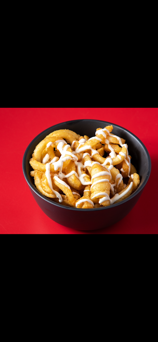 Curly Fries with Ranch Sauce