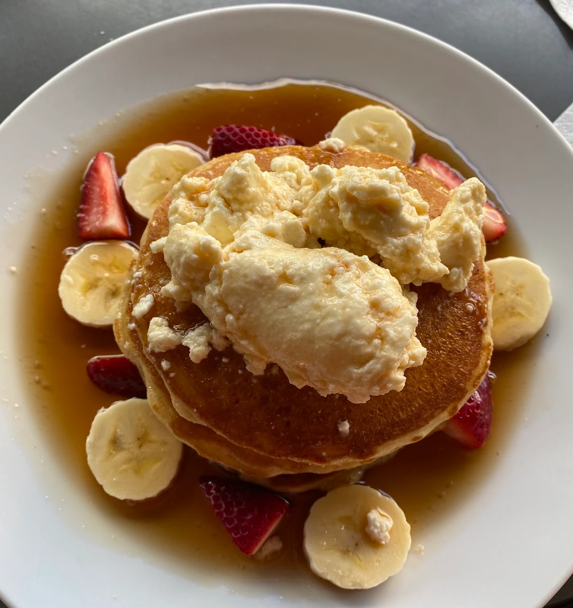 Homemade Pancake Stack, Goode Manors