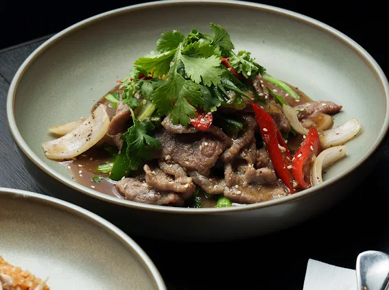 Spicy Stir-Fried Lamb Backstrap Pad Cha