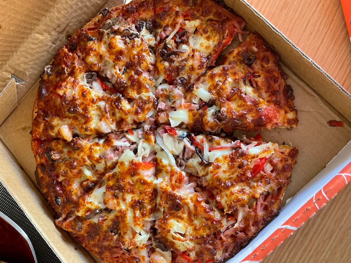 BBQ Meat Lovers, Laino's Pizza and Pasta
