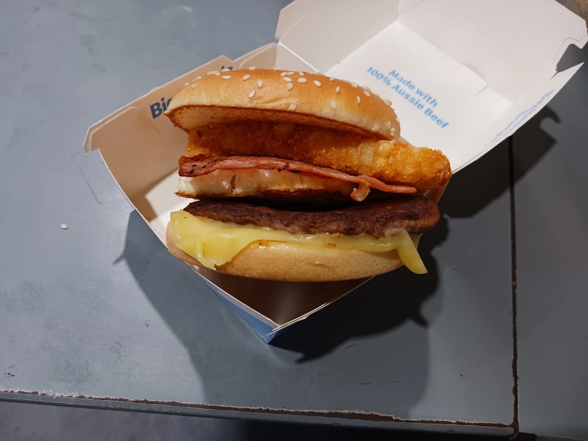 Big Breakfast Burger, McDonald's Cairns Central