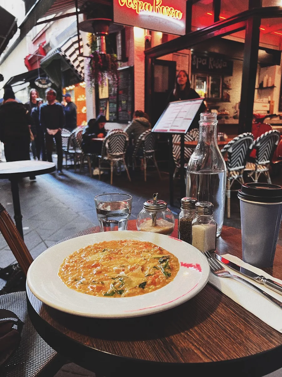 Pumpkin Risotto, Vespa Caffe