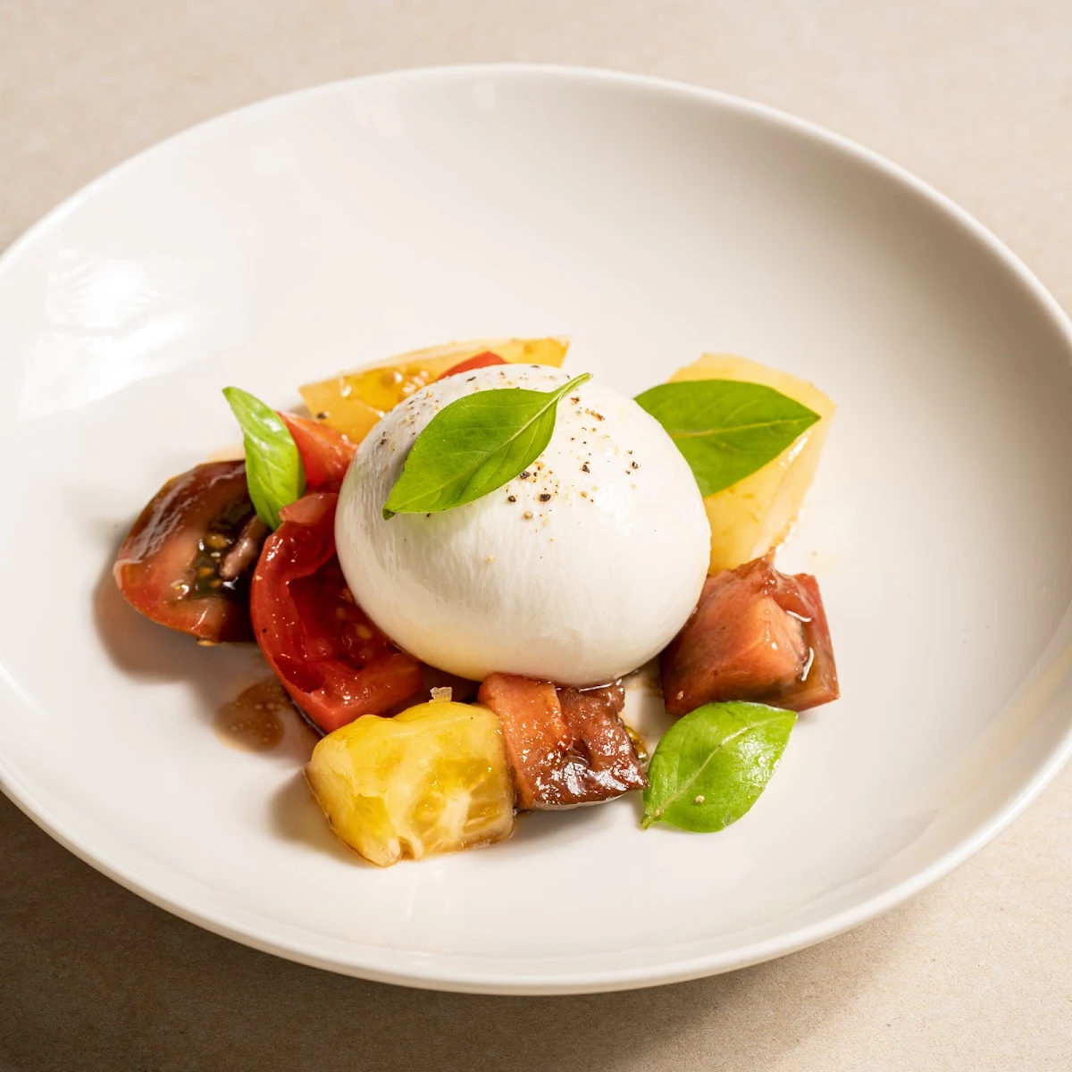 Fig and Stracciatella Salad, Foys Kirribilli