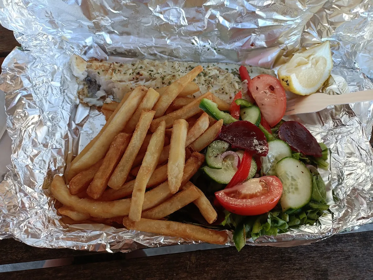Dory Salad & Chips, Maddigan's Seafood