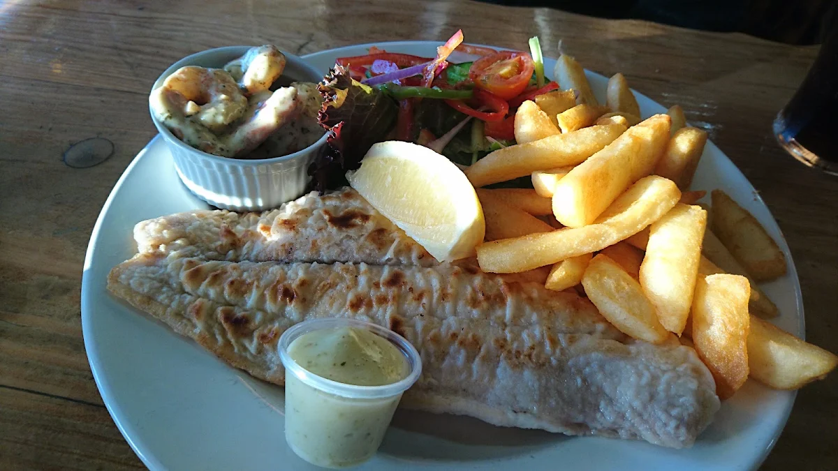 Grilled Fish and Chips