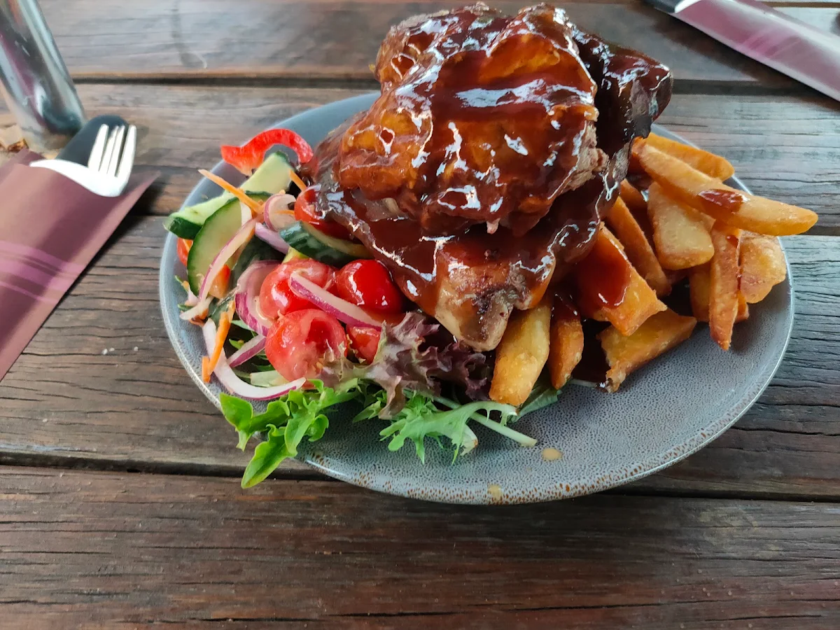 Pork Bibs with Smokey BBQ Sauce