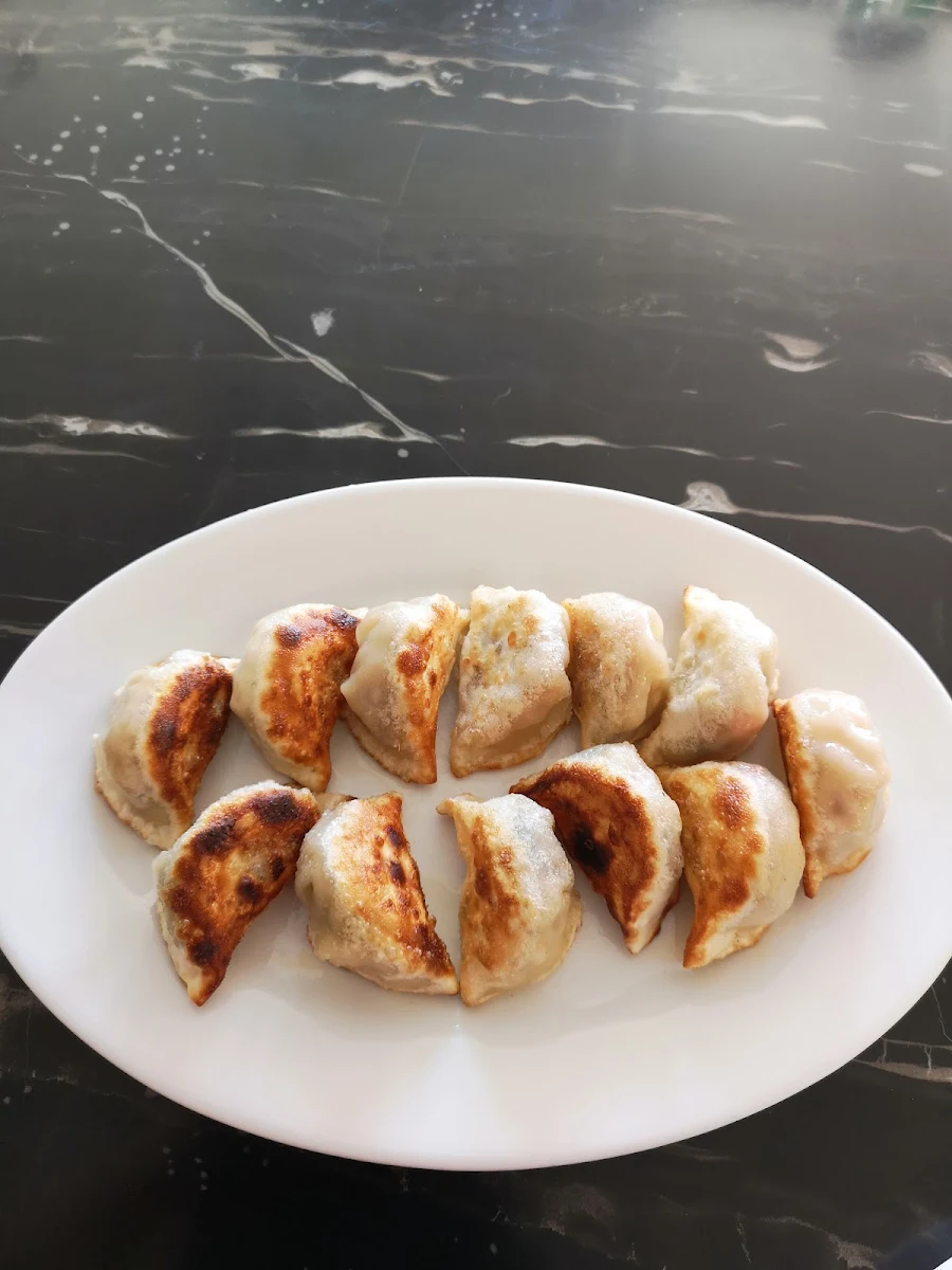 Vegetarian Dumplings Grilled