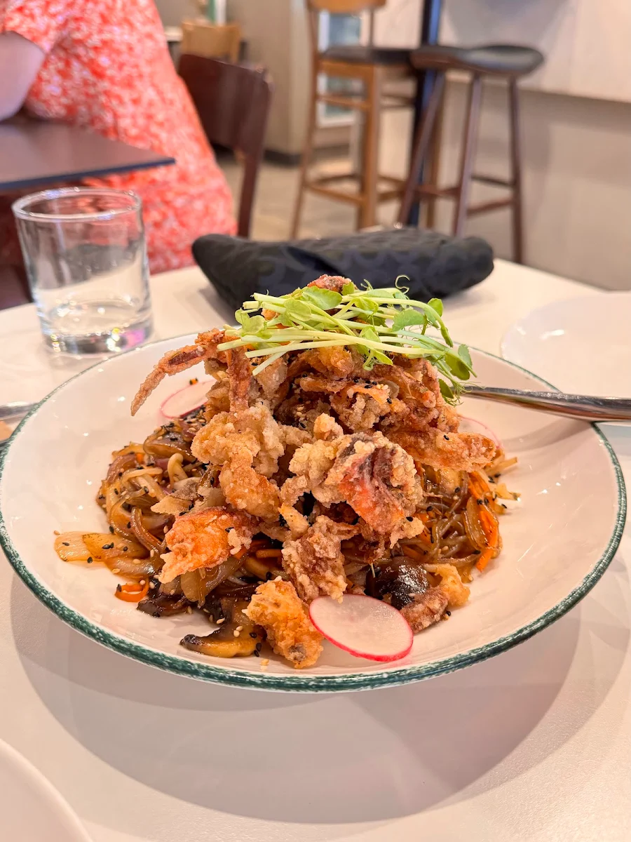 Crispy Soft-Shell Crab Japchae
